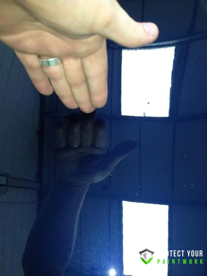 and mirror like finish afterwards