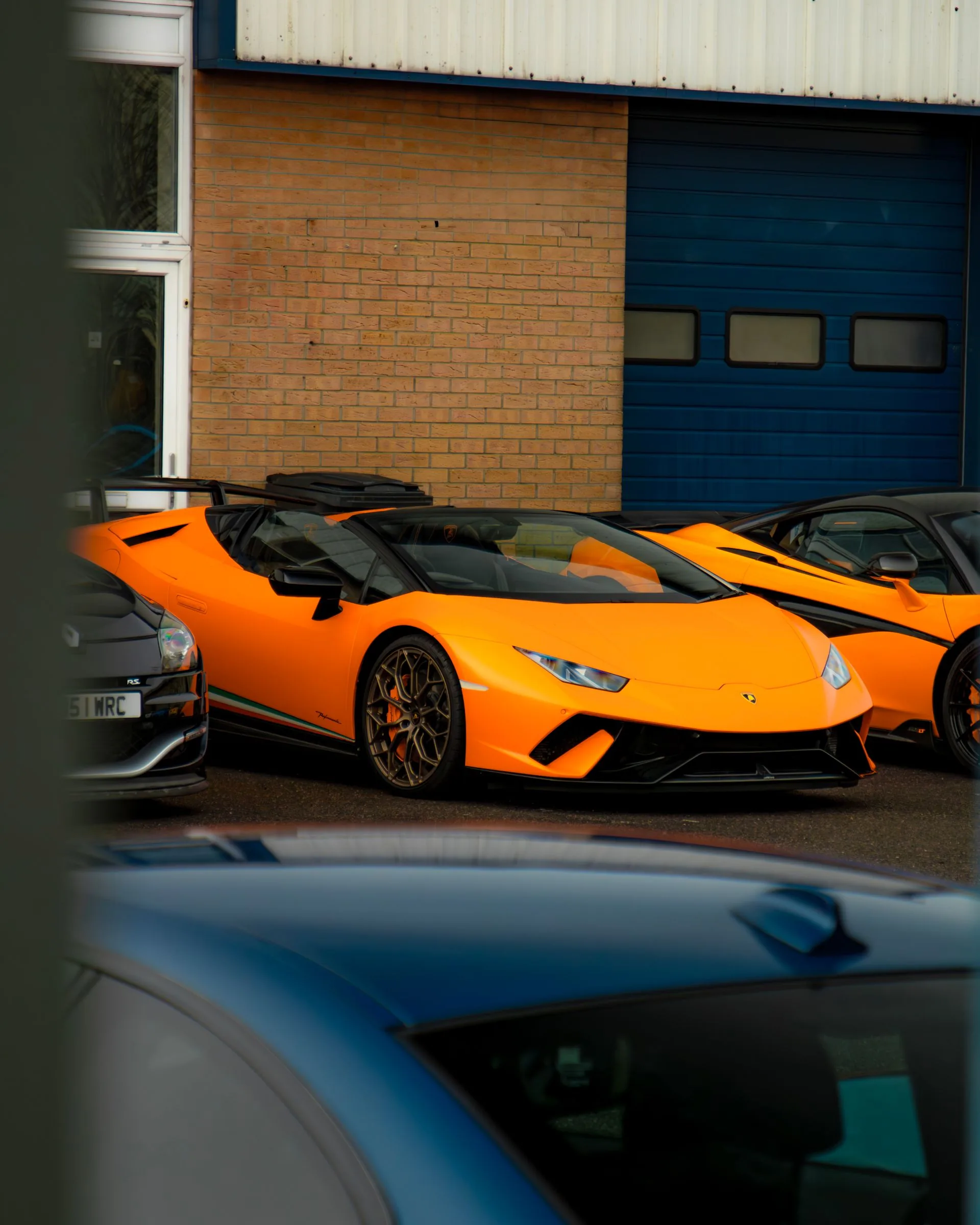 A Lamborghini Huracan Performante at the Cars and Coffee morning